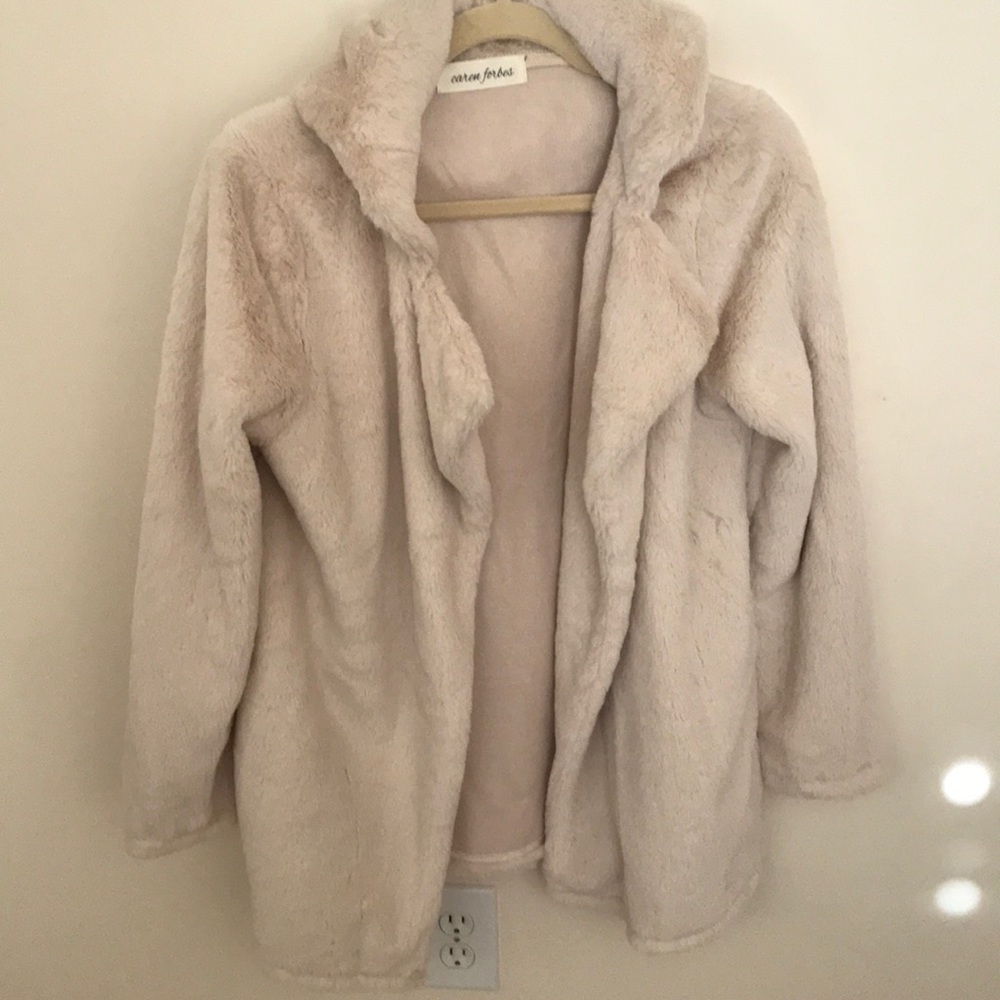 Faux Fur Hooded Jacket